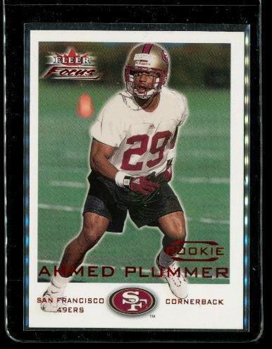 Primary image for 2000 FLEER FOCUS ROOKIE Football Card #207 AHMED PLUMMER San Francisco 49ers LE