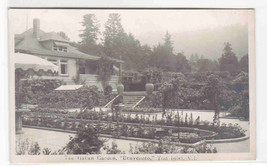 Benvenuto Italian Garden Tod Inlet Vancouver Island BC Canada RPPC postcard - £5.93 GBP