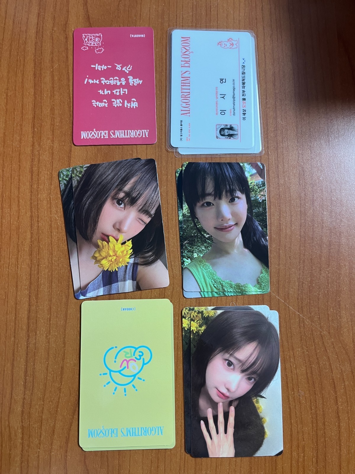 HINA QWER Official Photocard Album 'Algorythm Blossom' Kpop Item image 2