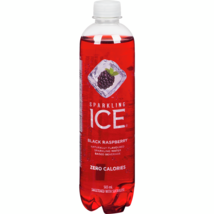 24 X Sparkling ICE Black Raspberry Flavor Soft Drink 503 ml Each - Free Shipping - £57.16 GBP