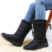 Women Boots Fashion Waterproof Snow Boots For Winter Shoes Women Casual Lightwei - £37.53 GBP