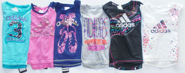 Adidas Toddler Girls Long Sleeve Shirts 6 Styles in Sizes 2T, 3T, or 4T NWT - £9.90 GBP