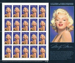 Marilyn Monroe of Twenty 32 Cent Postage Stamps Scott 2967 - £9.55 GBP