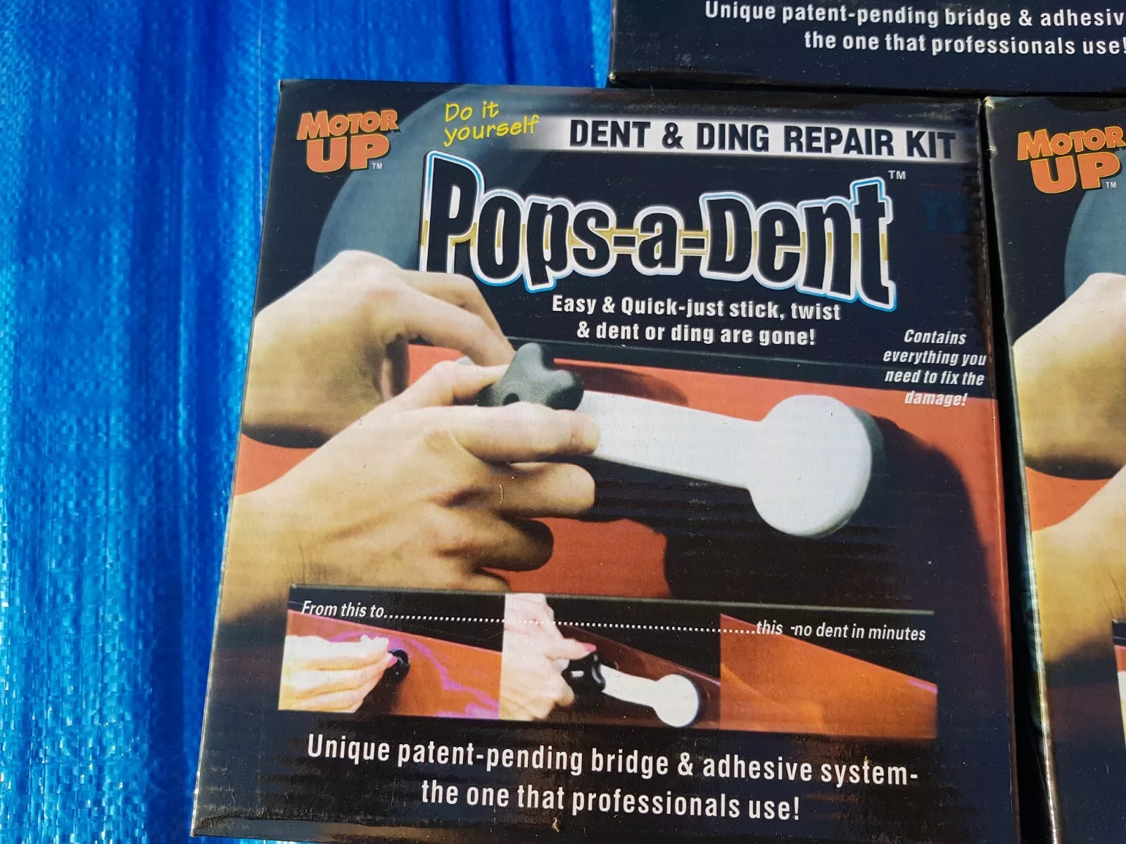 T32 Pops A Dent Car Damage Dent Repair Removal Tool Kit pops-a-dent Seen... - €15,35 EUR