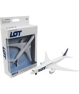 5.75 Inch Boeing 787 LOT Polish Airlines Diecast Model APPROX 1/388 Scale - $31.57 CAD