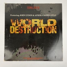 Time Zone - World Destruction Vinyl LP Celluloid Cell John Lyon Africa B... - £14.78 GBP