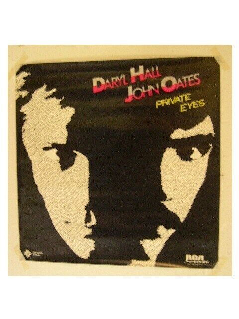 Hall And Oates Poster Daryl John Private Eyes Old &amp; - $71.99
