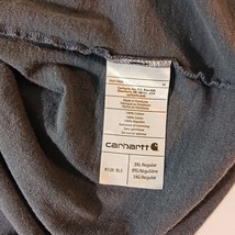 Carhartt Men's Adult 3XL Long Sleeve Pocket Tee K126 BLS Gray Cotton Chest 60" image 5