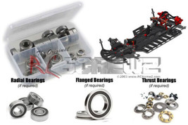 RCScrewZ Rubber Shielded Bearing Kit crc009r for CRC BattleAxe 3.0 RT Oval #1901 - £29.54 GBP