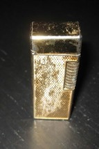 Vintage PANTHER GUY Gold Tone Lift Arm Side Wheel Roller Butane Gas Lighter - $45.00