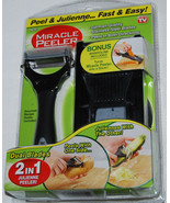 Miracle Peeler As Seen On TV Dual Blade Julienne Peeler and Mandoline NEW - $29.99