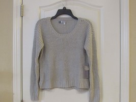 JLO Jennifer Lopez Long Sleeve Crop Sweater Lunar Rock Womens Sz S NWT M... - $338.06 MXN