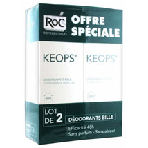 RoC Keops  2 x 30ml Roll-On Deodorant 48H Normal Skin EXP:2026 - £25.94 GBP