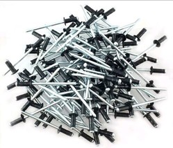 500 1/8&quot; Black Aluminum Pop Rivets - 1.5&quot; Length Amerimax 84035 - $38.75