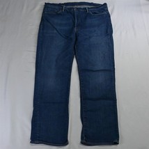 Levi&#39;s 42 x 32 514 Straight Medium Wash Flex Denim Jeans - $25.47