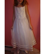 Cherish Apparel First Communion Dress/ Flower Girl Dress #329T White Siz... - $1,657.38 MXN