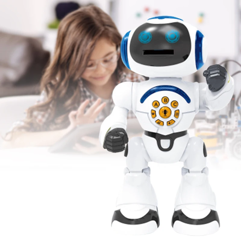 Walking talking dancing toy robots for kids educational toys with conversation function thumb200