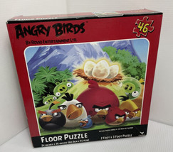 Unisex Angry Birds Floor Lenticular 24&quot;x 36&quot; 46 Piece Puzzle-Brand New i... - £11.10 GBP