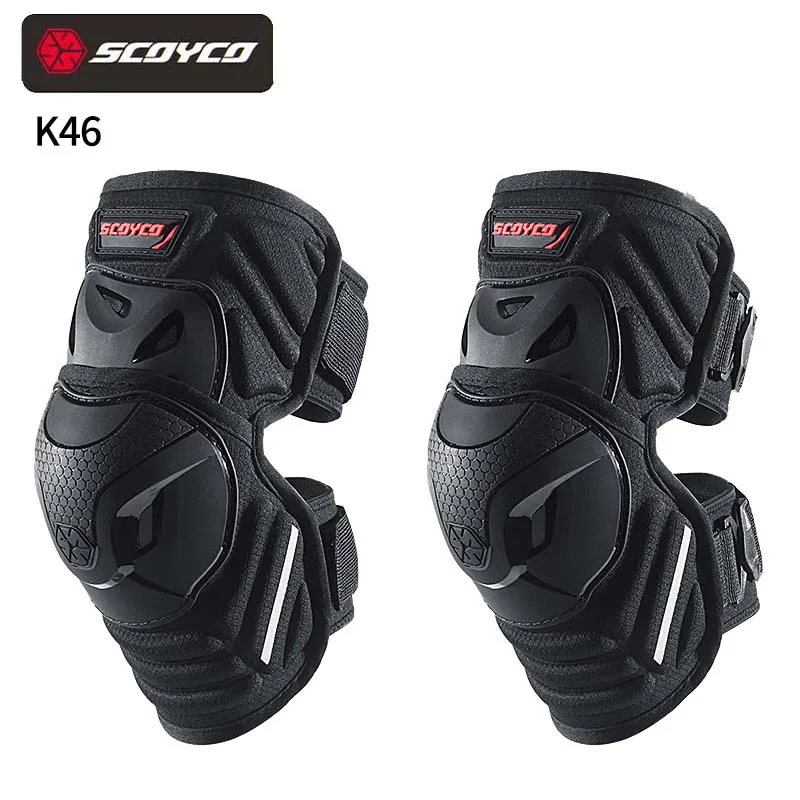 Scoyco K-46 Motorcycle Knee Pads Motocross Kneepad Impact Protection Moto - £38.46 GBP+