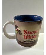 Vintage Disney Snow White And The Seven Dwarfs Coffee Mug Tea Cup Japan - £12.45 GBP
