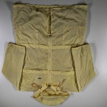 Vintage Alligator Lacoste Jacket Mens Medium Pastel Yellow Hooded Lightweight - £29.70 GBP