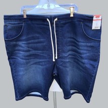 Wrangler Ladies Ultra Flex Pullon Drawstring Waist Demin Shorts New Size 2XL - £26.37 GBP