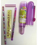 Kawaii Pencil Set -  Includes Eraser, Colored Pencil, Ruler, Marker and ... - $4.70