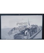 Vintage Photo Negative Man With Boat 1930s Miss National Houston Texas - $615.22 MXN