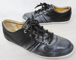 UGG Australia 11 US 10UK 44.5EU Brook-Lin Black SiIver Leather Sneakers ... - £42.38 GBP