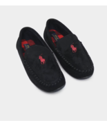 Polo Ralph Lauren Buffalo Check Declan Slippers Black ( 7 ) - $1,692.29 MXN