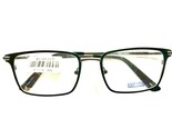 Robert Mitchel Eyeglasses Frames RM 9001 BK Black Gray Rectangular 52-18... - $39.60
