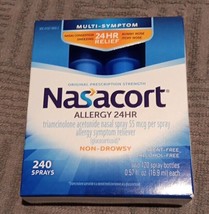 Nasacort Allergy Relief 24Hour Nasal Spray Non-Drowsy 240 SPRAYS (P14) - £14.84 GBP