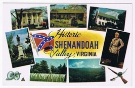 Virginia Postcard Shenandoah Valley Multi View Historic - $2.96