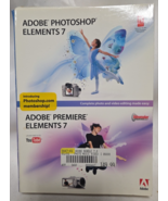 Adobe Photoshop Elements 7 &amp; Premiere Elements 7 + Key 2 Discs - $359.94 MXN