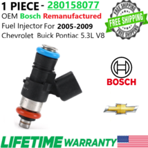 OEM x1 Bosch Fuel Injector For 2005-2009 Chevy Buick Pontiac 5.3L V8 #280158077 - £36.83 GBP