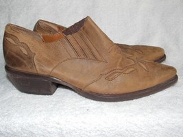 Nine West Brown/Tan Slip On Mules 8M Used - $39.99