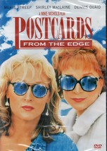 POSTCARDS from the EDGE (dvd) *NEW* Carrie Fisher (Star Wars) wrote true story - £10.34 GBP