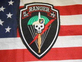 Us Army Hhc Ranger 1ST Of 75TH Tan Beret Pocket Patch - £6.39 GBP