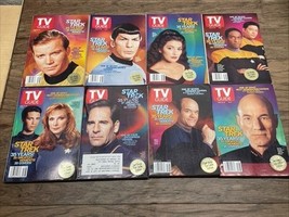 Lot of 8 TV Guide 35 Years of Star Trek Books Stewart Backula Nimoy Shat... - $461.15 MXN