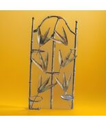 Bamboo Design Candleholders Wrought Iron Hanging Wall Sconce Votive Tealight - $235.17 MXN