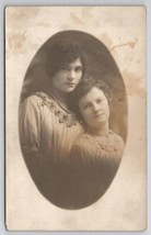 RPPC Pretty Edwardian Women Affectionate Portrait Postcard P30 - £5.55 GBP