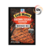 Full Box 12x Packets McCormick Grill Mates Brown Sugar Bourbon Marinade ... - $50.55 CAD
