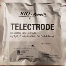 BioProtech T815 ECG EKG Monitoring Cloth Electrode - 4000 Electrodes 50p... - $485.07