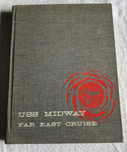 USS MIDWAY CVA-41 FAR EAST DEPLOYMENT CRUISE BOOK YEAR LOG 1962 - U S NAVY  - £62.25 GBP
