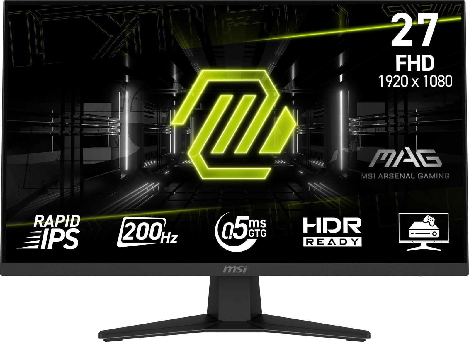 MSI MAG 274F 27-inch 1920 x 1080 (FHD) Gaming Office Monitor, 200Hz, Ada... - $204.35
