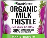 FarmHaven Milk Thistle Capsules | 11250mg Strength | 30X Concentrated Seed - £39.97 GBP