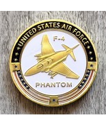 Combat aircraft U S AIR FORCE F-4 PHANTOM Challenge Coin - $329.28 MXN