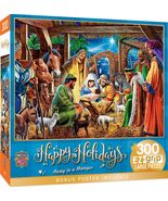 MasterPieces 300 Piece EZ Grip Christmas Jigsaw Puzzle - Holiday Harmony... - £12.96 GBP