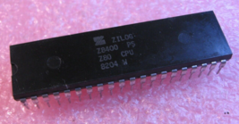 Z8400-PS Zilog Z80 CPU Processor IC 40 Pin DIP Plastic - NOS Qty 1  - $9.49