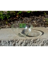 Vintage Clear Glass Small Bowl 7x 3-1/2&quot; Food Prep Serving Mixing - £4.73 GBP